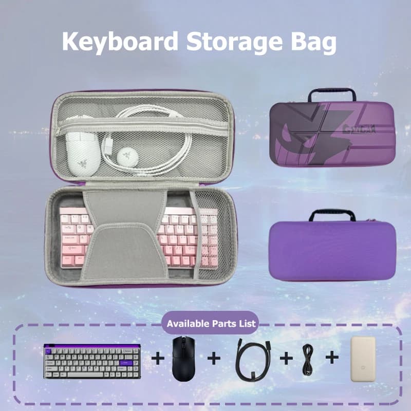 Borsa portaoggetti per tastiera da gaming e cuffie da 68/75/98 tasti, compatibile con ASUS ROG Strix Ace RX NX, Strix X Extreme, Gladius e Strix 2RX