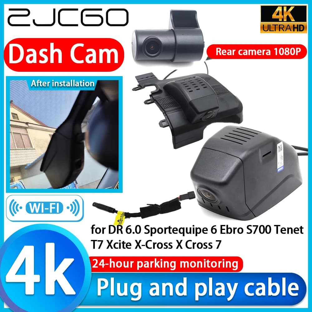 DVR 4K WiFi camera for Auto DR 6.0 Sportequipe 6 Ebro S700 Tenet T7 Xcite X-Cross X Cross 7 with Sony IMX335 lens