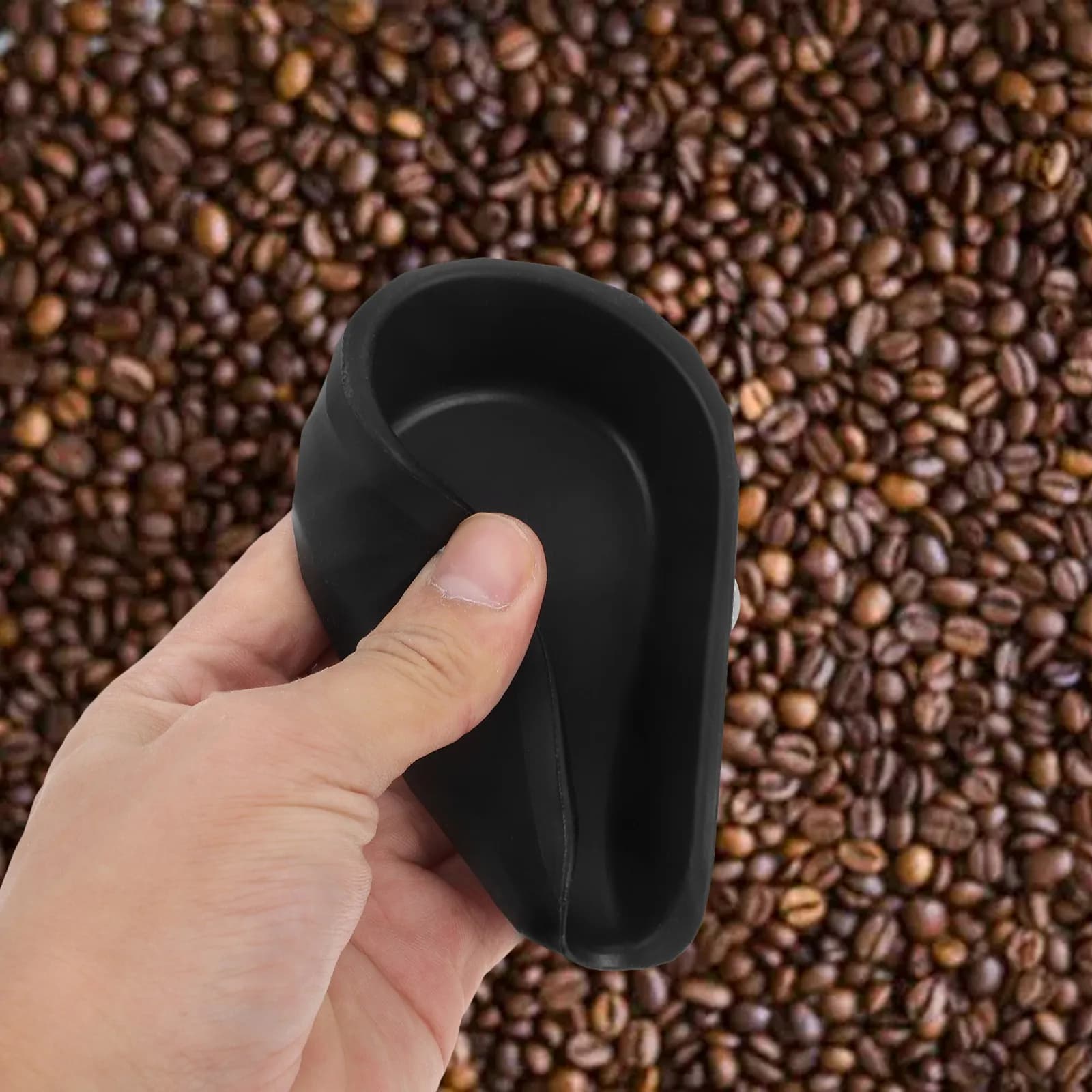 Premium Silicone Coffee Bean Measuring Tray Dosing Dish for Espresso Coffee Shop Display Serving Sample Storage Multiuse