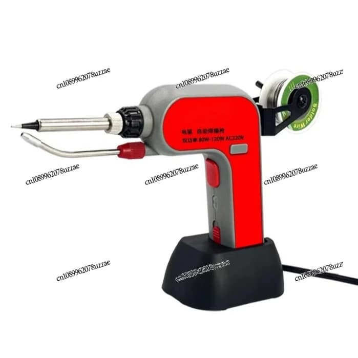 Pistola per saldatura automatica con riscaldamento interno da 120 W Pistola per saldatura con controllo della temperatura ad alta potenza portatile per uso domestico
