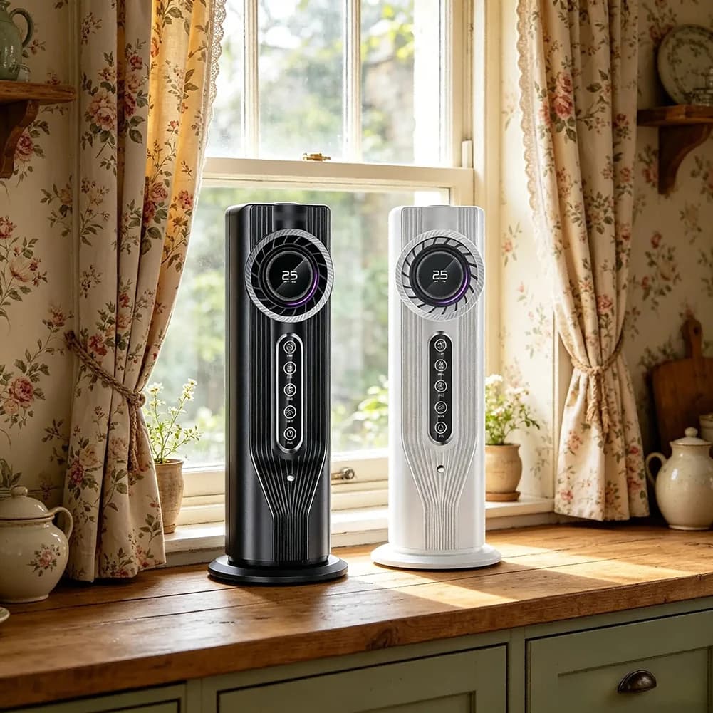 USB Desktop Misting Humidifier Fan,Portable Airs Cooler Fan For Home,Adjustables Modes Lightweight Quiet Table Cooling Fan