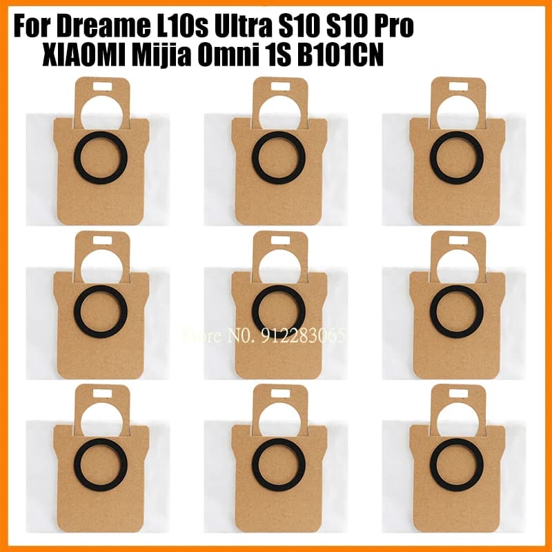 Sacchetto per la polvere per Xiaomi X10+/ B101CN/Dreame L10s Ultra /L20 Ultra /L10 Ultra Robot Aspirapolvere Sostituzione del sacchetto di tenuta Accessori