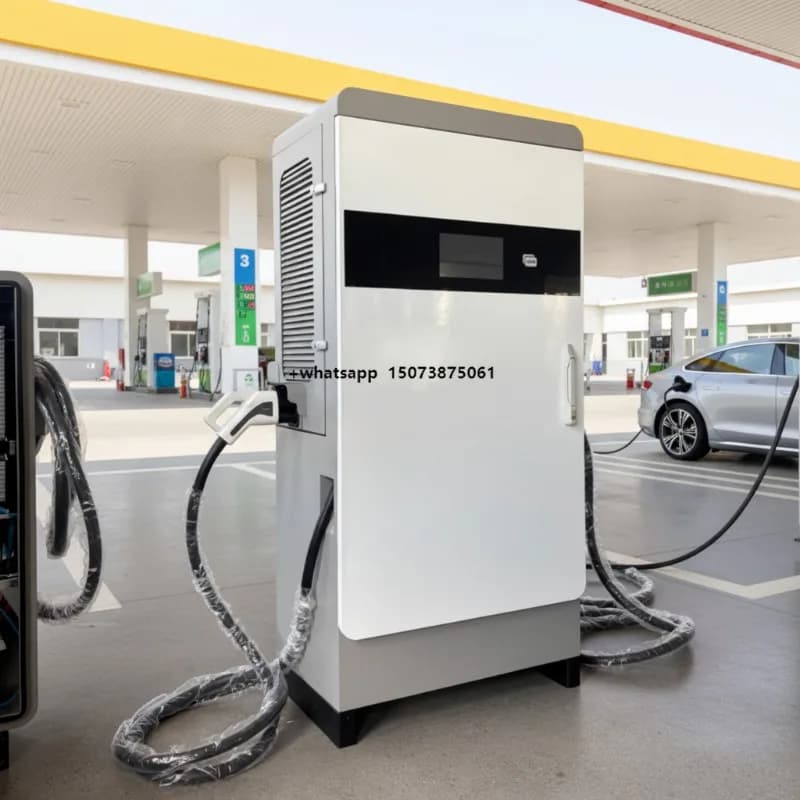 Stazione di Ricarica EV ad Alta Potenza 120kw 160kw, Caricatore per Auto 250A Fase 3 con Cavo da 5m, Montaggio a Pavimento per Auto Elettriche