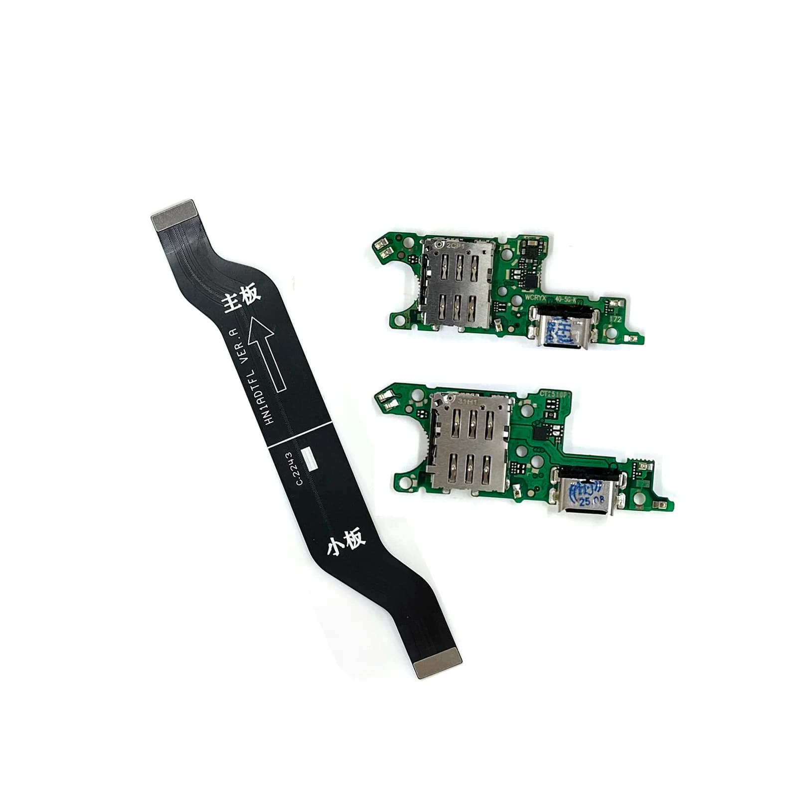 For Huawei Honor X30 X30i X8 X30Max X40 X40GT X40i X50 X50i Plus X60 X60i Charging Flex Cable USB Charger Port