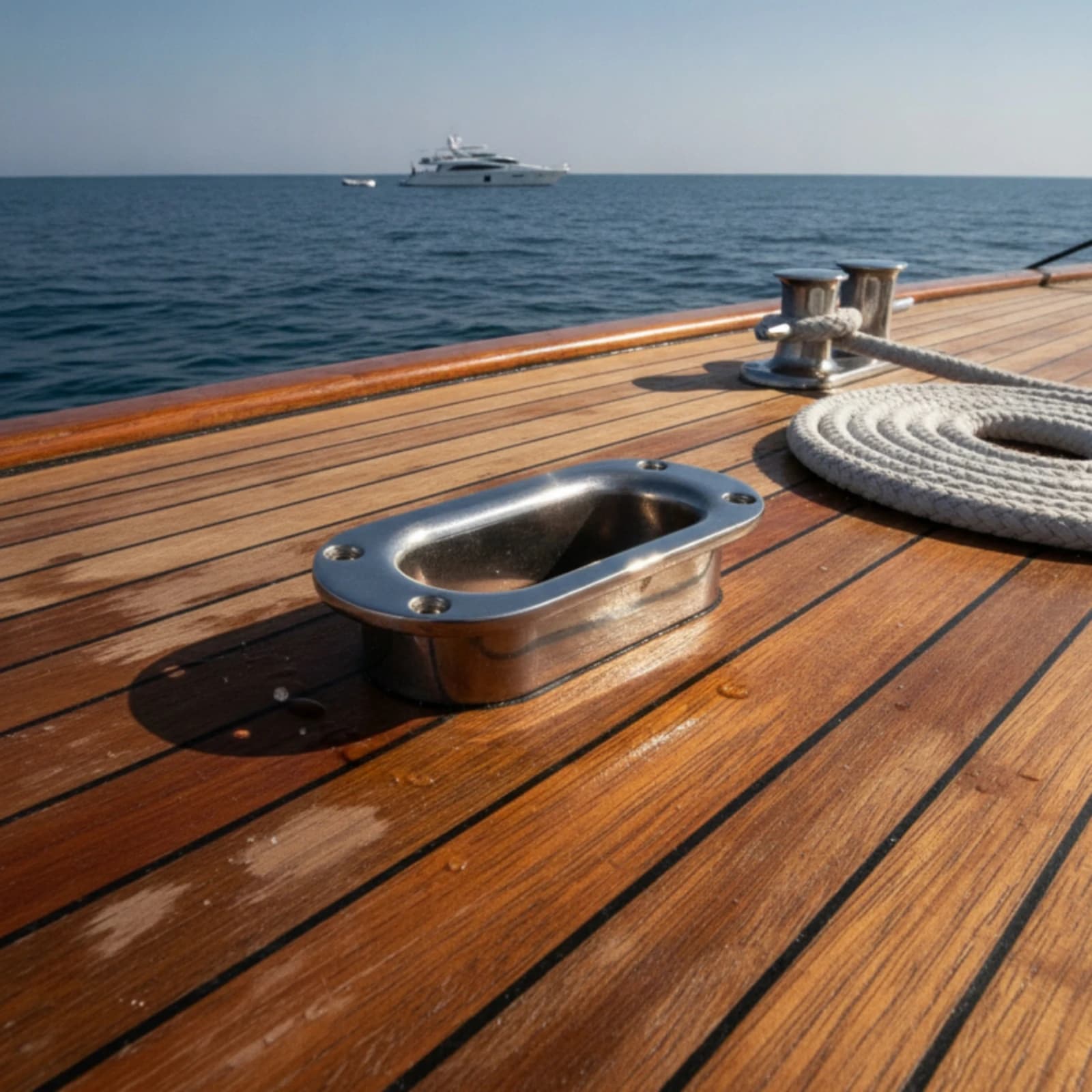 Marine Fairlead Smooth Deck Fairlead Boat Rope Guide Sturdy Long-Lasting for Sailors, Boats, Yachts