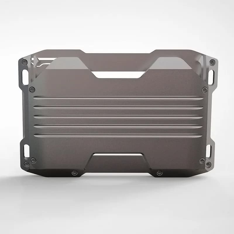 Slim Minimalist Wallet for Men All-Metal New Slide Card Holder RFID Blocking Anodized Aluminum Horizontal Card Case
