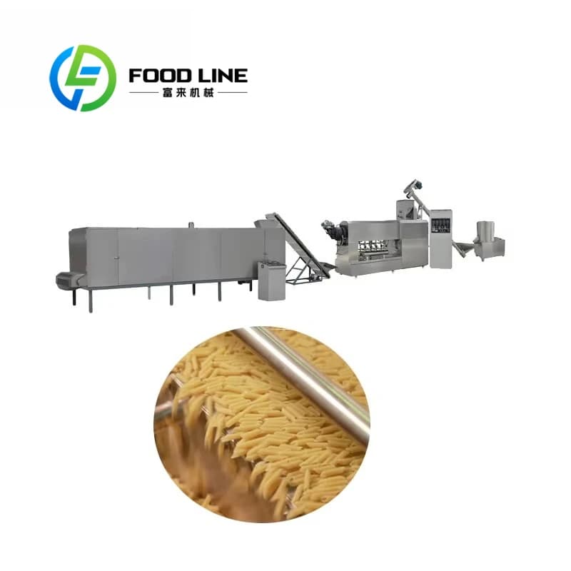 Macaroni Production Line Commercial Pasta Processing Machine Penne Extruder for Sale Industrial price buy cost for Daily Use