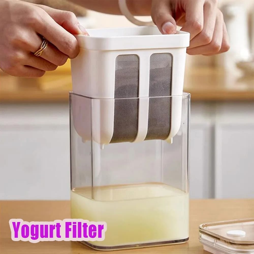 Nuovo filtro per yogurt Filtro per yogurt greco Macchina per estrazione a freddo Separatore di latte Strumenti per la produzione di formaggio Borsa a rete riutilizzabile