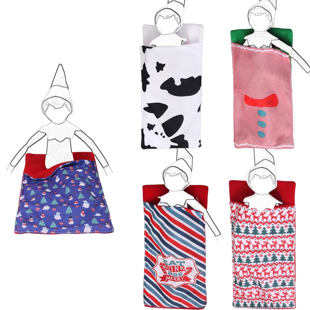 Popular male doll, plush sleeping bag, baby blanket, Christmas gift, children's toy, 37 cm doll, home fashion doll accessories