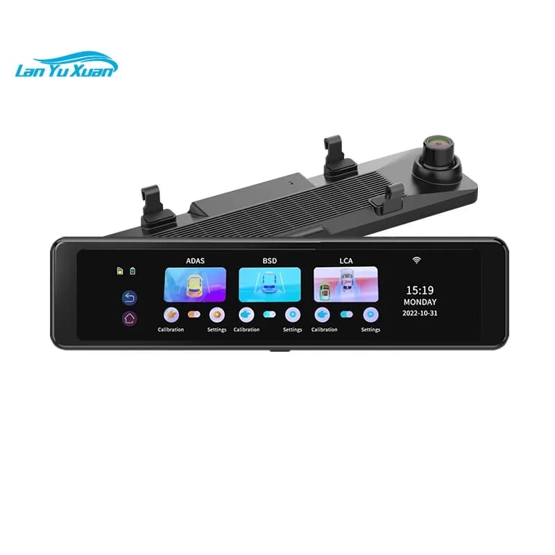 Dash Cam car mirror 12 inch store was ADAS BSD rear view Wifi Car 4K Car Black Box Dash Cam
