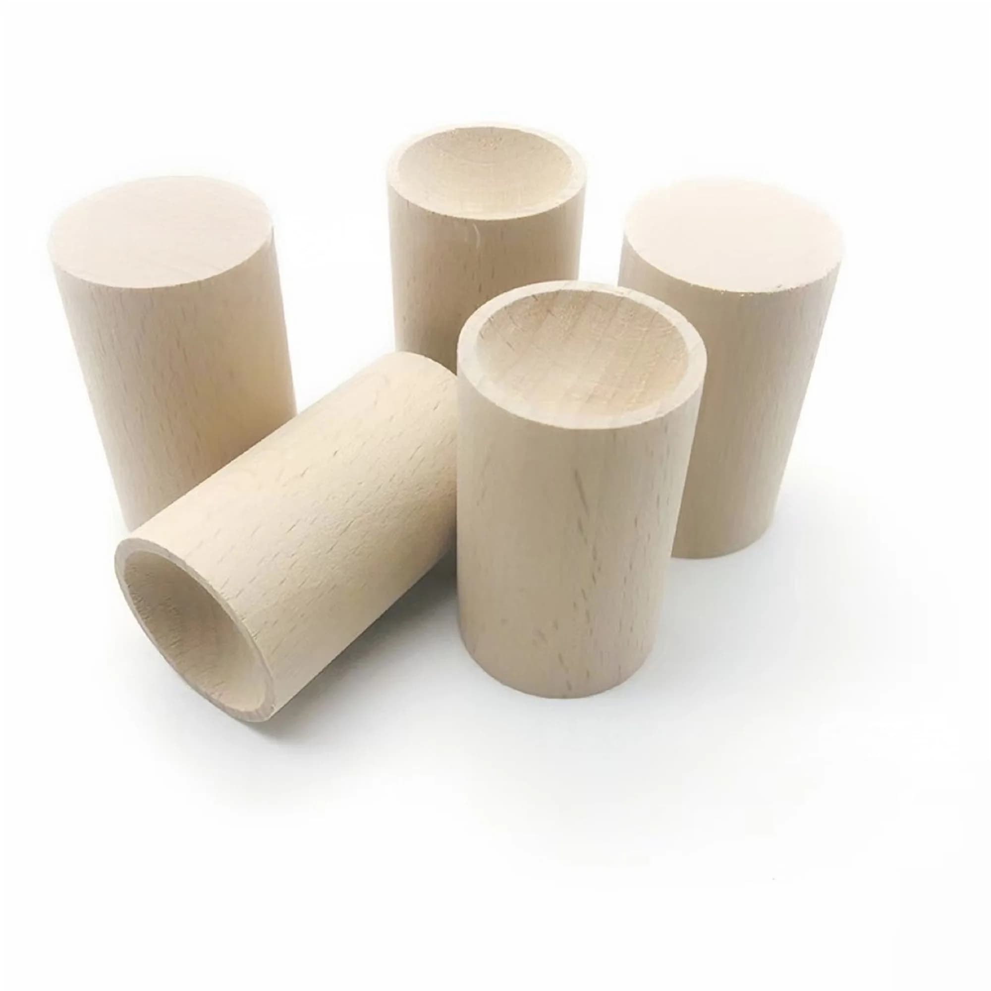 Diffusore di oli essenziali in legno di faggio, 6 pezzi, diffusore di aromaterapia in legno fatto a mano, diffusori di fragranze rotondi per casa, camera da letto, ufficio, spa, auto, deodorante per ambienti, decorazione