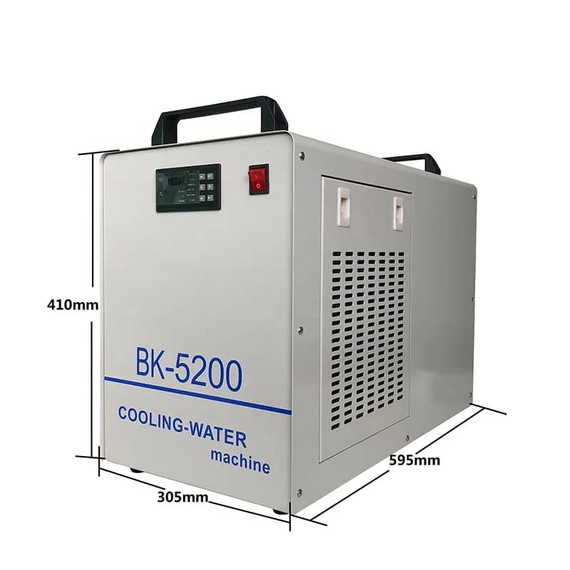 Refrigeratore d'Acqua Industriale CW 5200 a Prezzo di Fabbrica per Macchina di Raffreddamento Incisore Laser CNC