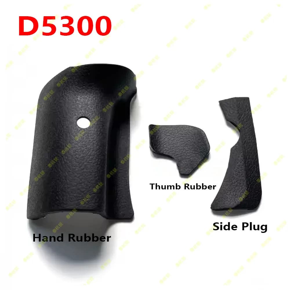 New D5300 Front Grip Side Rear Thumb Rubber Cover with Adhesive Tape Unit For Nikon D53000 Digital Camera Part