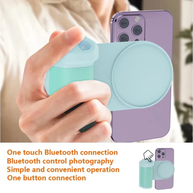 Bastone selfie wireless 3 in 1 Supporto per telefono cellulare da 5000 mAh Accessorio per fotocamera Bluetooth Caricatore di emergenza Bastoncini selfie magnetici