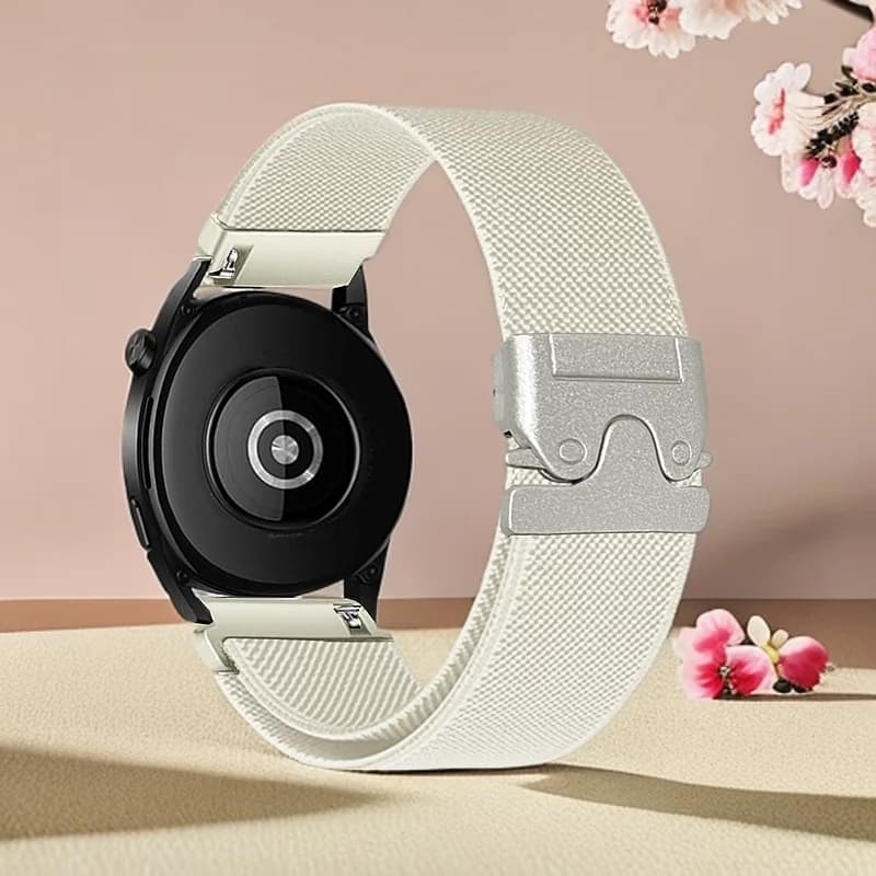 Anello in nylon universale da 18/20/22mm per Samung/Huawei/Garmin/Amazfit Smart Watch per donna uomo bracciali cinturino con fibbia per paracadute