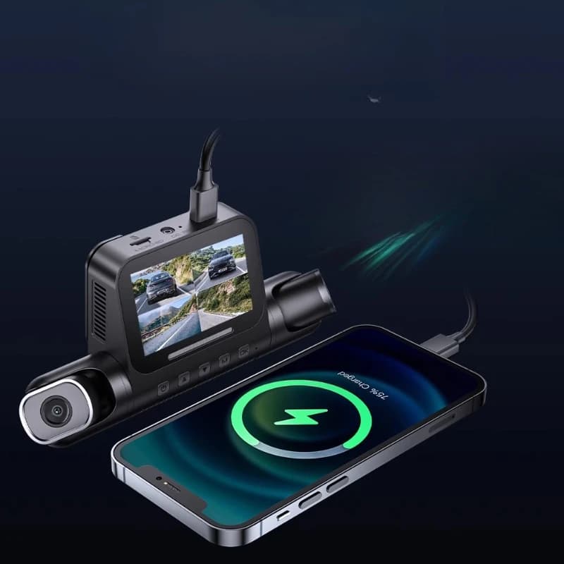 Dash Cam M660 4K to 4 Channels with GPS, WiFi 5G and DVR Auto 24H