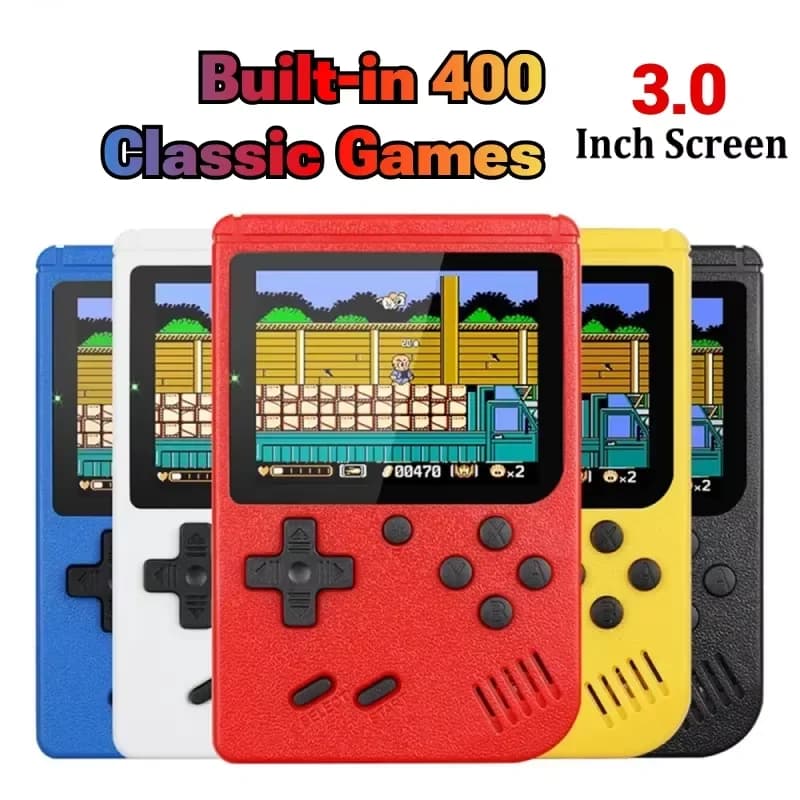 Console di gioco portatile K10 FC500 Giochi classici Mini console di gioco video retrò portatile LCD ricaricabile Ottimo regalo per i bambini