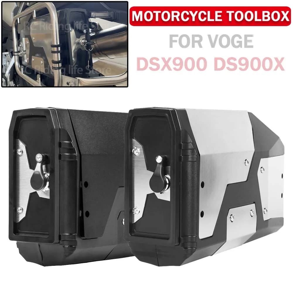 Cassetta Porta Attrezzi Laterale Sinistra per Moto 4,2 Litri per VOGE DSX900 DS900X DSX 900 DSX DS900 DS 900X 900 X 900DSX Accessori
