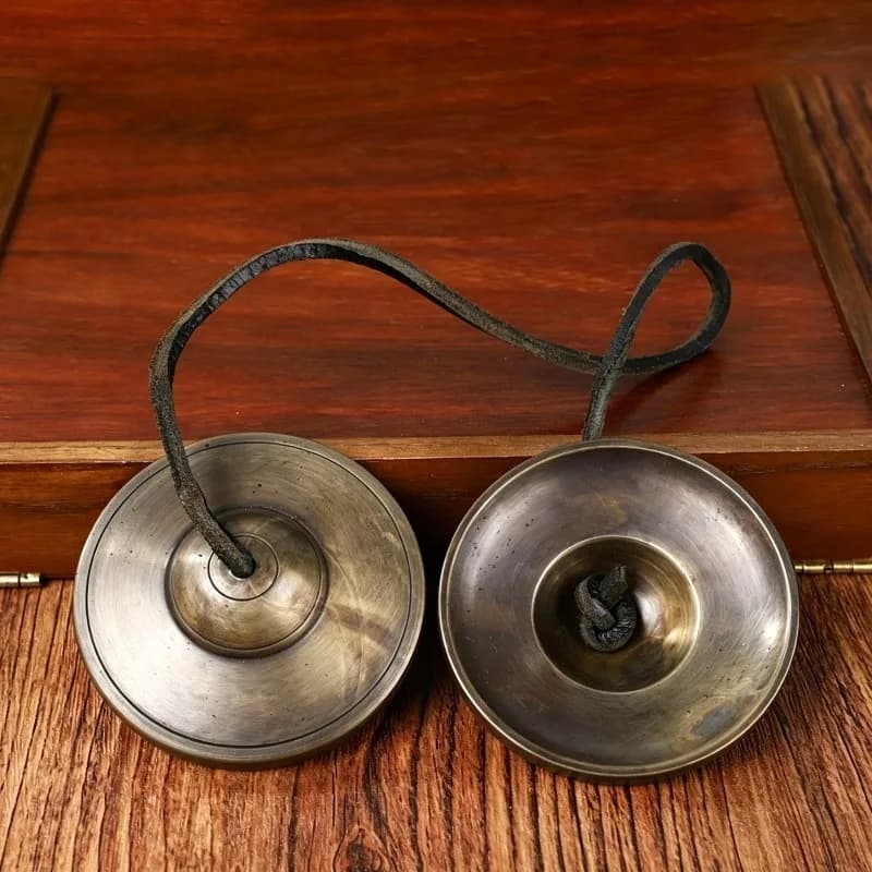 Meditation Tinkle Bell Nepal Tibetan Bells Yoga Sound Healing Copper Tingsha Cymbals Education Musical Instruments Handbells