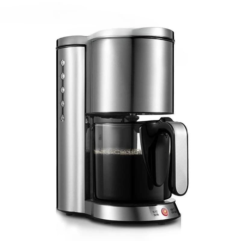 American coffee machine, freshly ground drip large capacity, semi-automatic tea maker