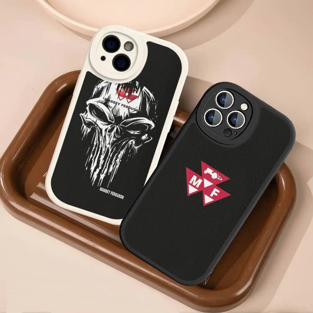 Massey Ferguson Phone Case For IPhone 11 12 13 14 15 16 Pro Max Plus Leather Cover