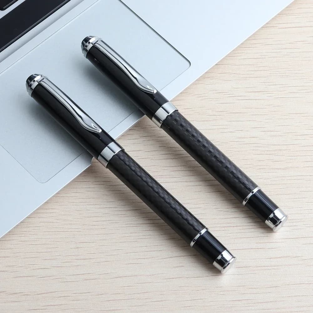 1 pz penna gel in metallo per ufficio firma di lusso di penne in metallo per forniture di cancelleria regalo per ufficio scolastico penne gel inchiostro nero blu