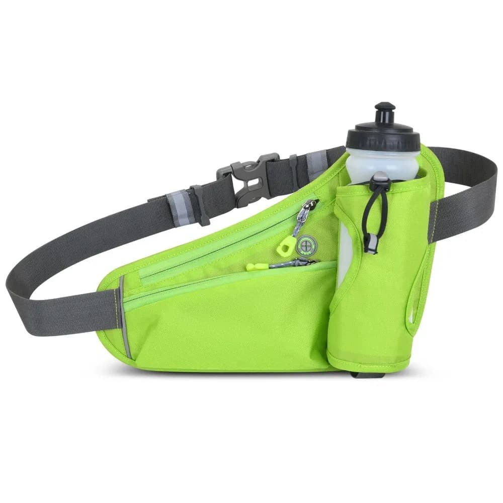 Sport Bottle Holder, Adjustable Hydrating Belt Waterproof, Packet Compatible with Phone, Running Belt and Hiking