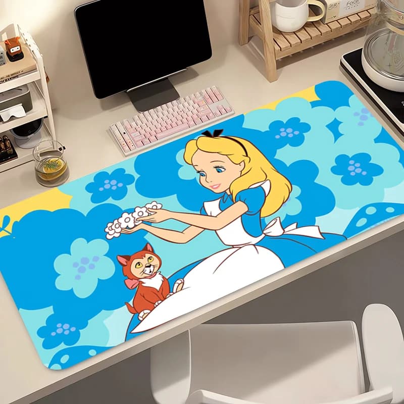 Mouse mat 90x40 cm A-Alices in Wonderland Gaming accessories PC Gamer alfombrilla Computer desk mat Keyboard Varmilo Mouse mat