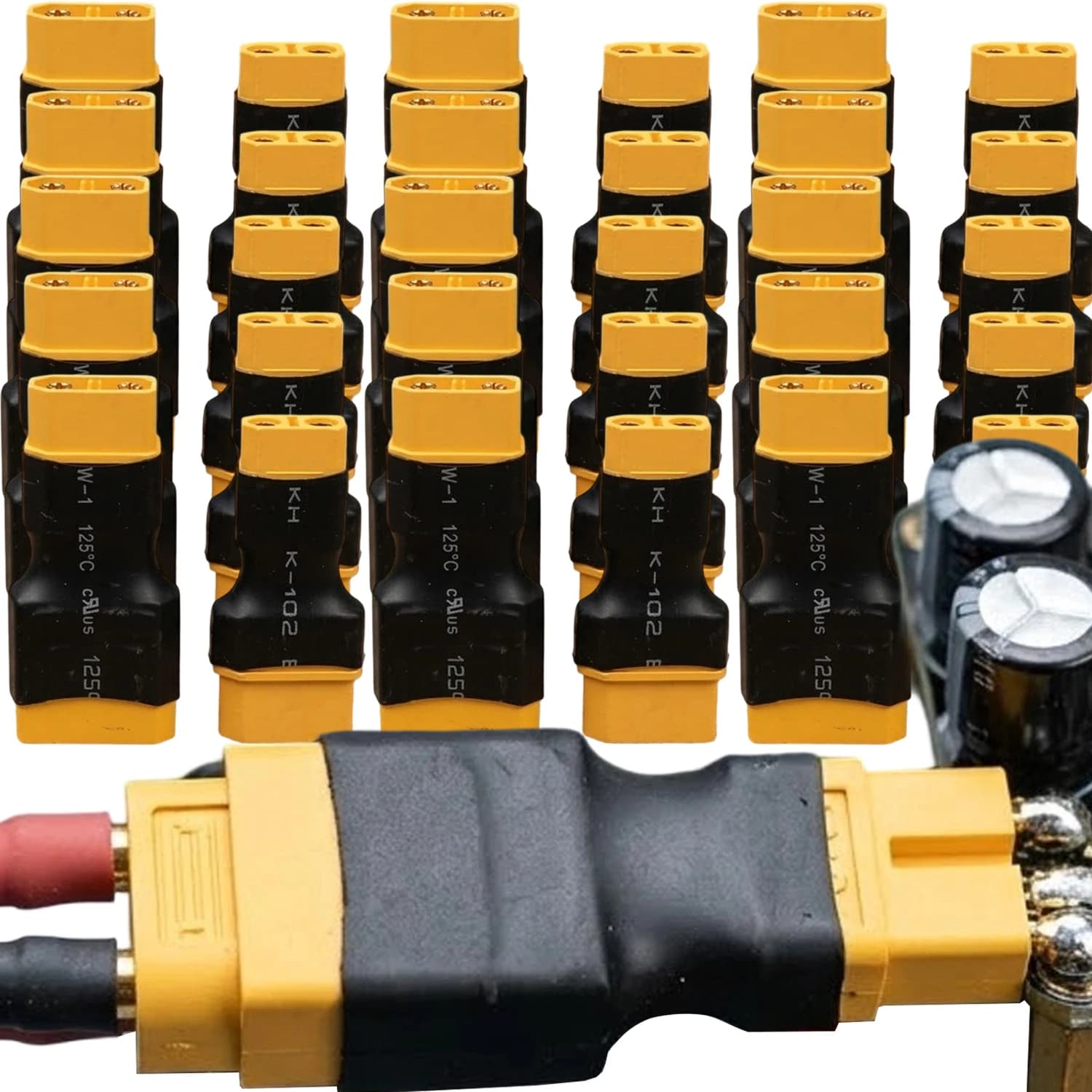 1/20 Pezzi Connettore di Conversione Maschio/Femmina Adattatore Batteria Lipo RC da XT90 a XT60 a XT30 per Elicottero Quadricottero Parte di Controllo Fai-da-te