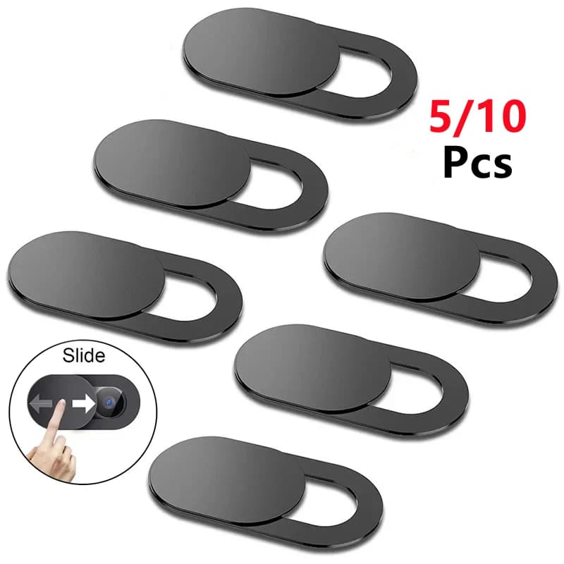 5/10PCS Webcam Cover Capture Magnete Cursore Universal Antispy Cover Camera For Computer Web Laptop Ipad Macbook Target Phone Privacy Adhesive