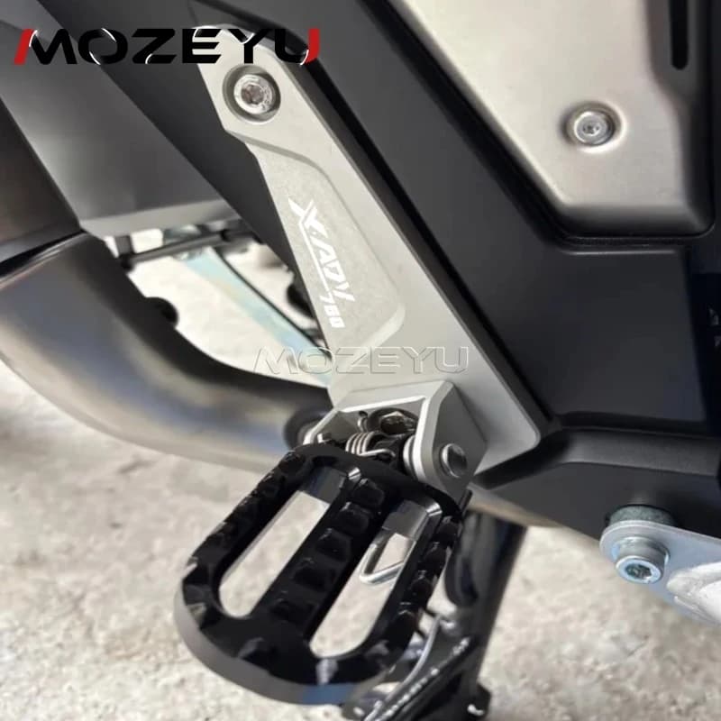 PER HONDA X-ADV 750 2021-2025 2026 XADV 750 Pieghevole Pedale Peg Poggiapiedi di Alluminio di CNC Cavalletto Laterale Ingranditore Estensione X-ADV750