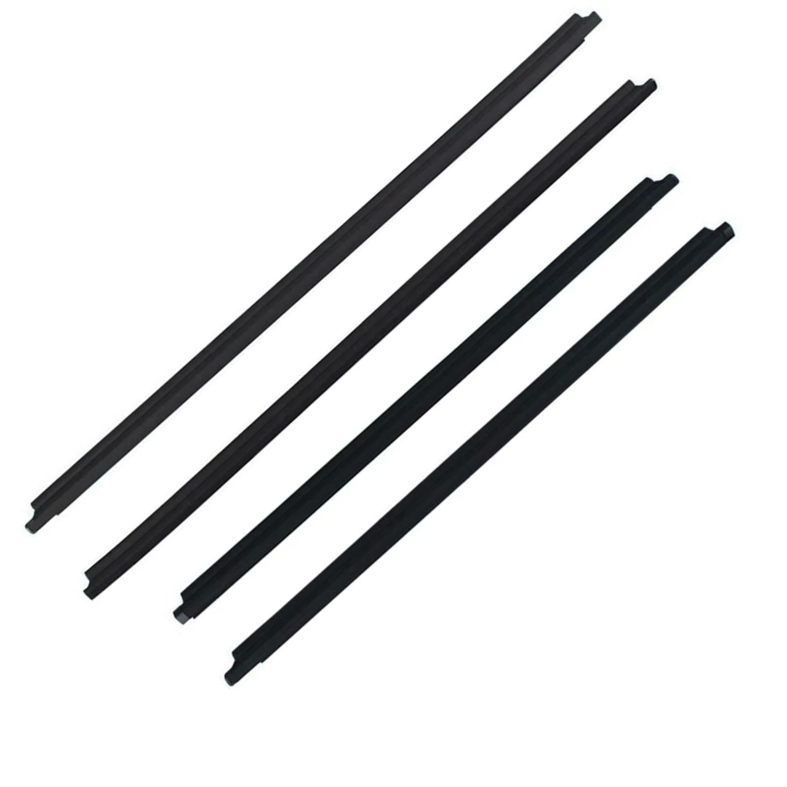 For Toyota Fortuner 2004-2015 4pcs Window Outer Weatherstrip Side Door Moulding Trim Seal Strip