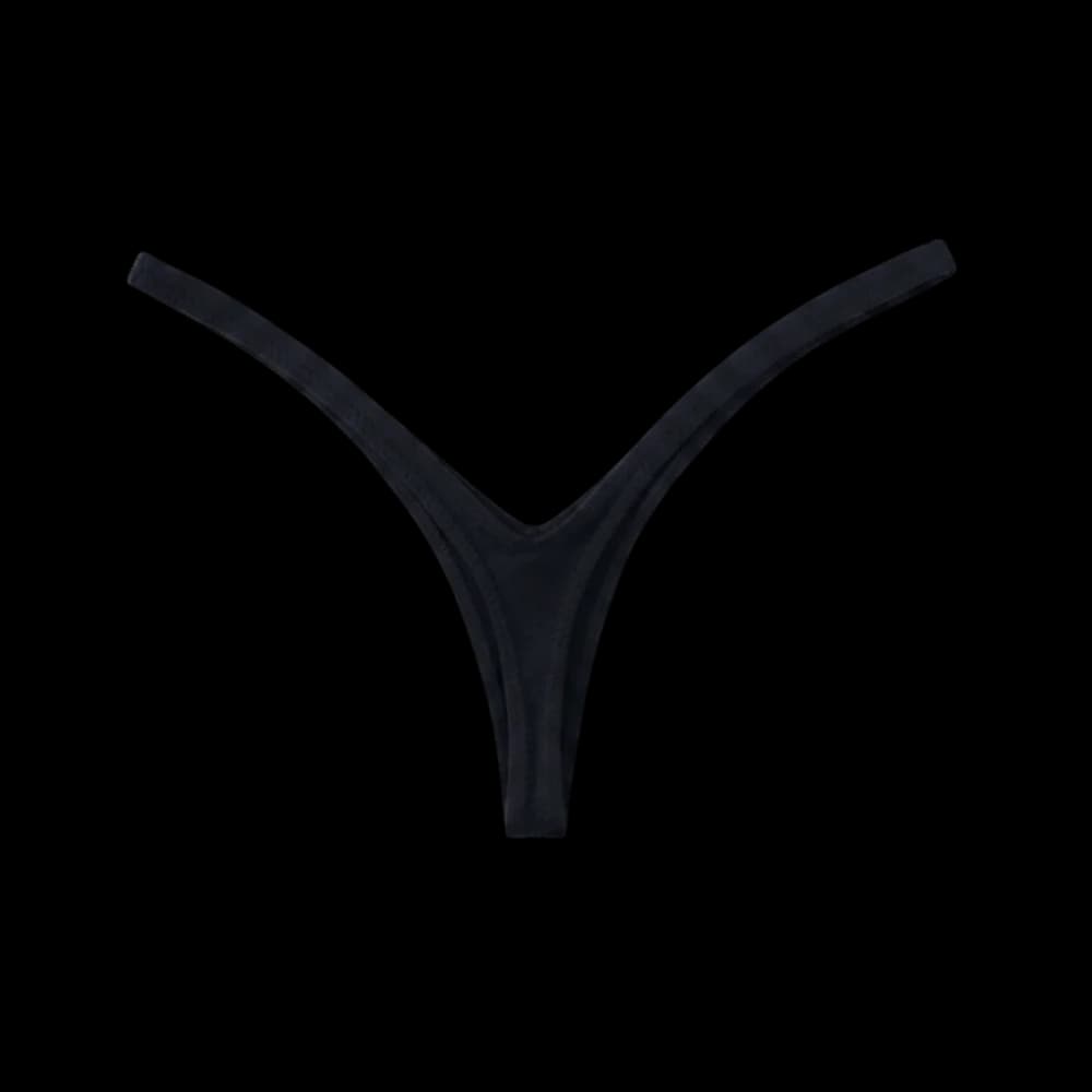 Elastic Low Waist Women Thong Underwear Lingerie Women Panties Thin Straps Deep V Design T-Back Briefs Valentine's Day