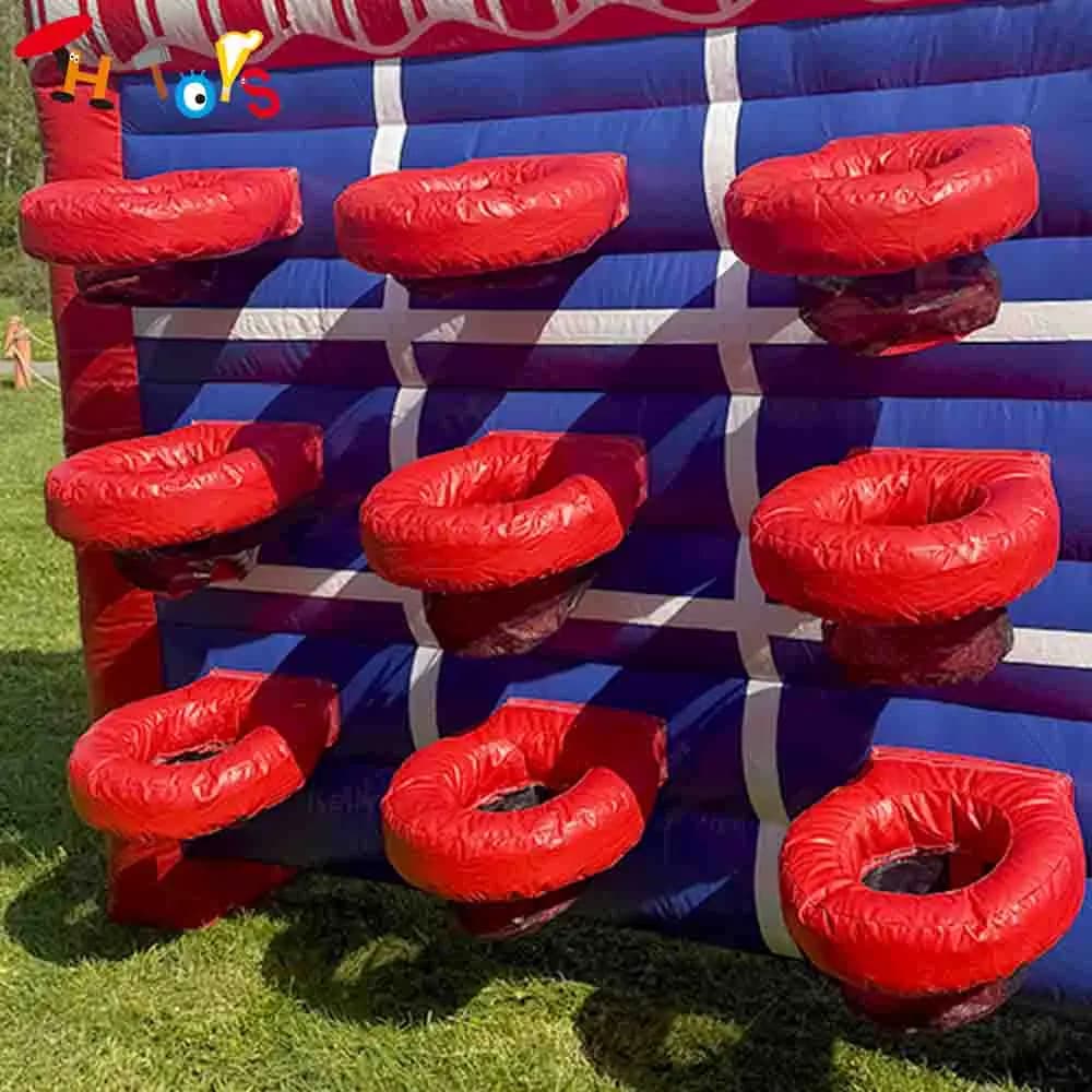 Fast Shipping 3x1.5x3mH Inflatable Basketball Toss Game Stand Outdoor Blow Up Carnival Shooting Cabin with Fan