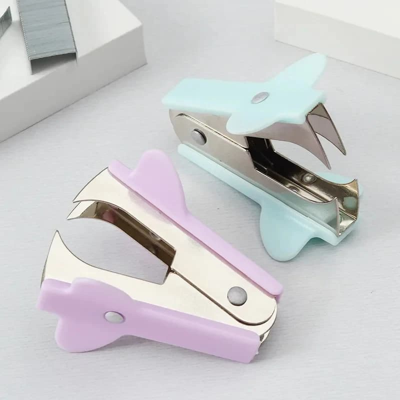 1-6 Pezzi Mini Smagliacapitoli per Ufficio, Strumento per la Rimozione di Graffette, Estrattore di Punti Metallici, Accessori di Cancelleria