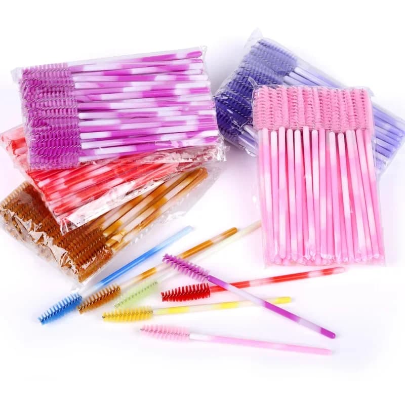 50/100 Pz Brush Eyebrow Brush Mascara Usa And Drop Bacchetta Extension Eyelash Supplies Make Up Tools for the Salon Domestic Use