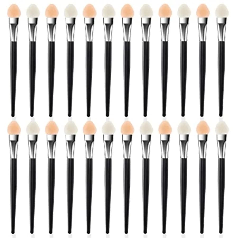 24 Pcs Sponge Applicators, Small Sponge Painting Brushes Detailed Ink Paints Blending Brushes for Pastel Artist Painting Pastel