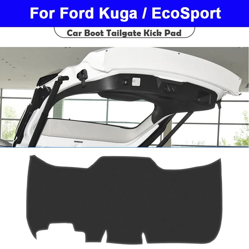 For Ford Kuga 2019-2025 EcoSport 2012-2025 Baggage of a car Doors Kick Pad Leather Anti Kick Anti-sporty Tronco Zerbino Protector