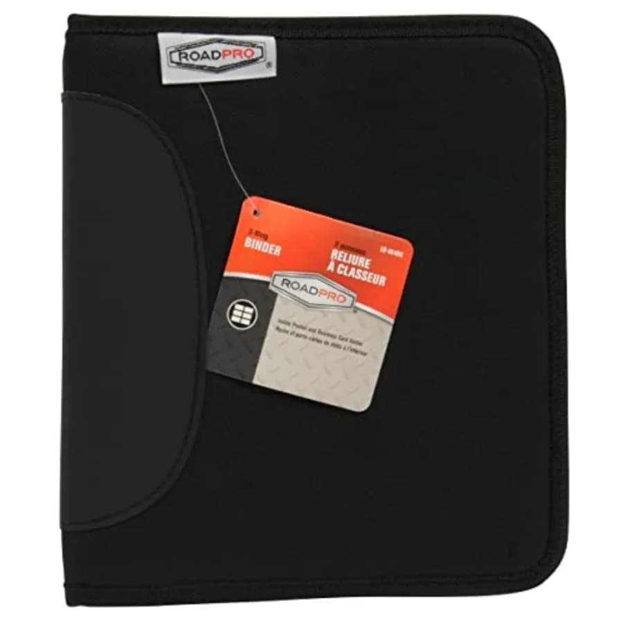 LB-004BK 3-Ring Looseleaf Log Binder - Black
