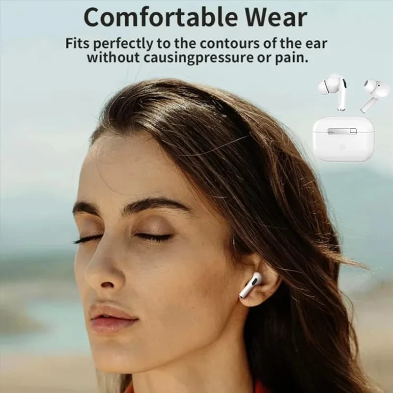 Cuffie wireless con controllo touch TWS, auricolari Bluetooth, auricolari sportivi per musica, compatibili con smartphone