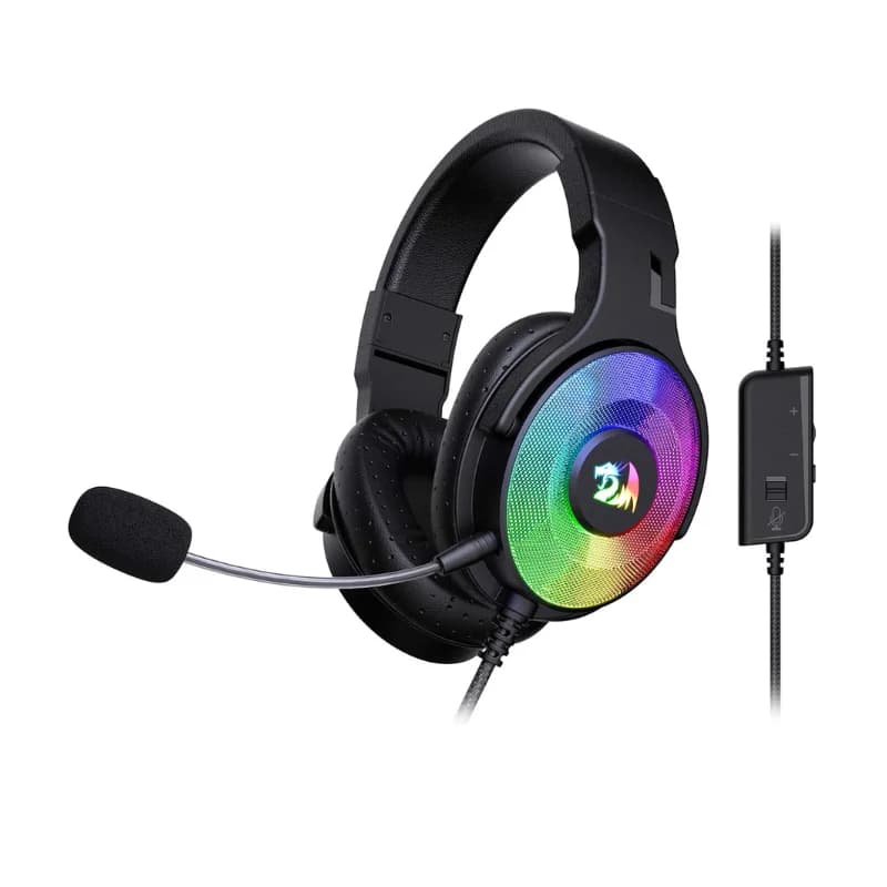 Redragon H350 RGB cablato retroilluminazione RGB dinamica retroilluminazione RGB dinamica cuffie da gioco driver da 50 mm cuffie over-ear