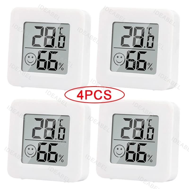 4-6 pezzi termometro digitale igrometro mini temperatura interna monitor elettronico LCD igrometro camera esterna bambino