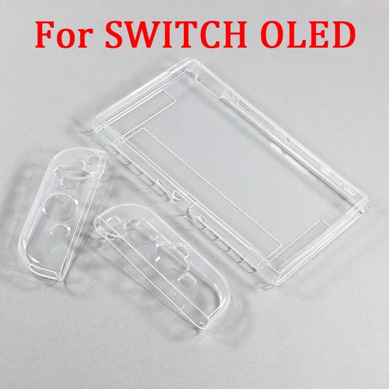 Custodia protettiva morbida in TPU trasparente da 1 pezzo Custodia protettiva con cornice trasparente per accessori per console di gioco Nintendo Switch Oled
