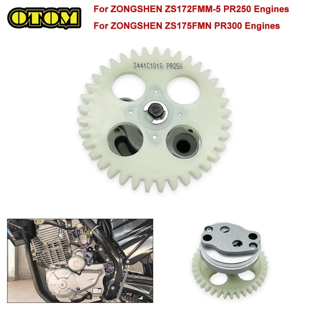 Per ZONGSHEN ZS172FMM-5 PR250 ZS175FMN PR300 Moto Pompa Olio Girante Ingranaggio Motore Off-road Pit Dirt Bike Accessori KEWS