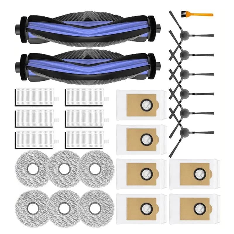 AC39-Accessori per aspirapolvere robot per Lefant M3/M3 MAX/M3L, spazzola principale, spazzola laterale, panno per la pulizia, sacchetto per la polvere, filtro HEPA