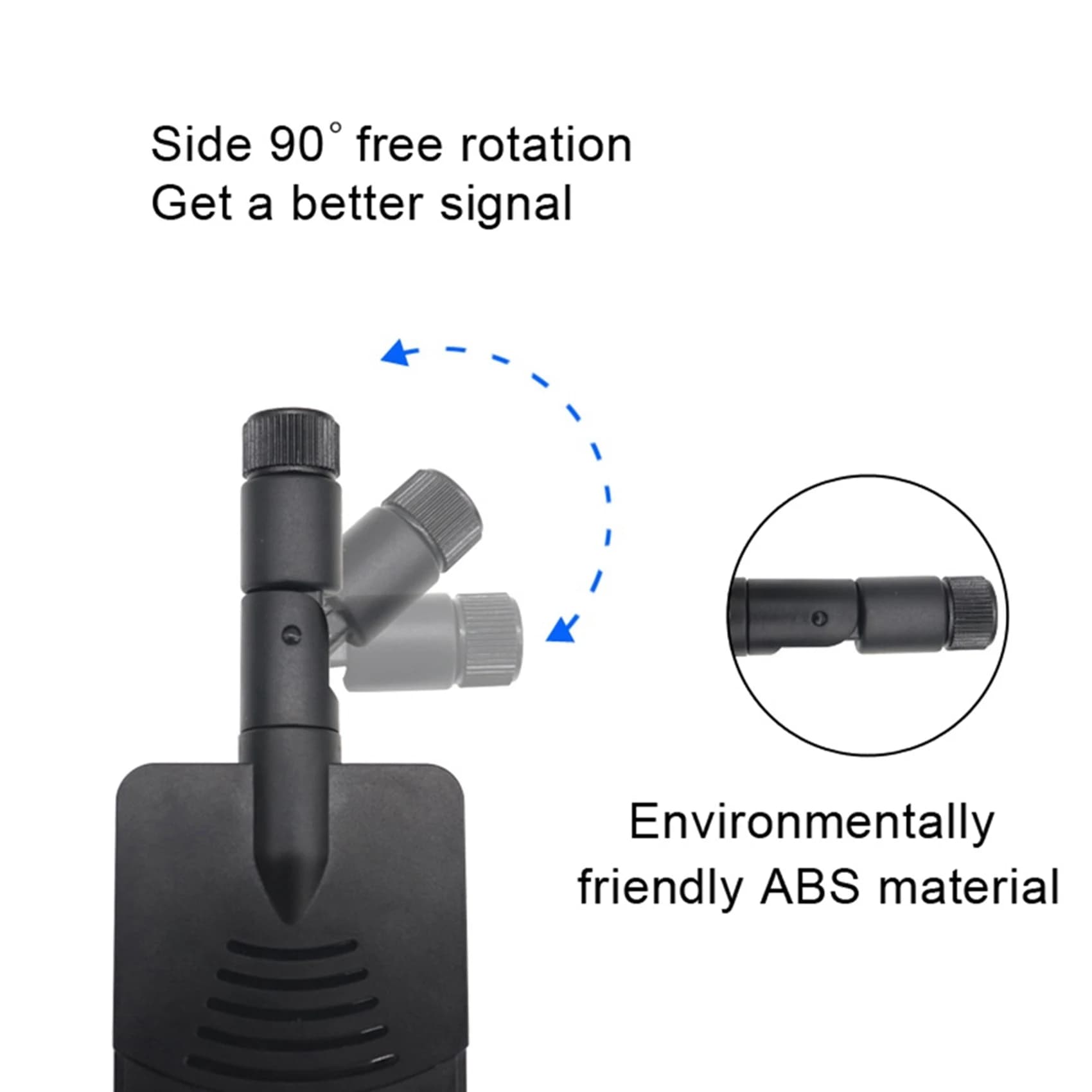 ROO 600-6000Mhz Router Wireless Piega Flessibile 2G 3G GSM GPRS 4G 5G Ad Alto Guadagno 40 DBi LTE Ripetitore di Segnale Antenna WIFI Nero A