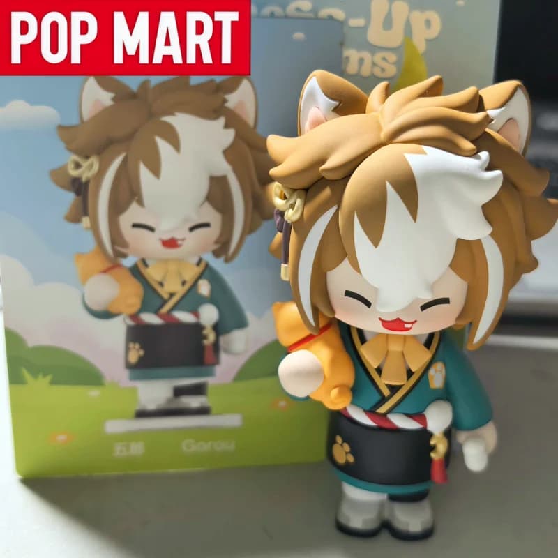 Genshin Impact X Pop Mart Dress-Up Dreams Series Blind Box Chibi Cartoon Anime Figure Desktop Toys Bag Ornament Regali di compleanno