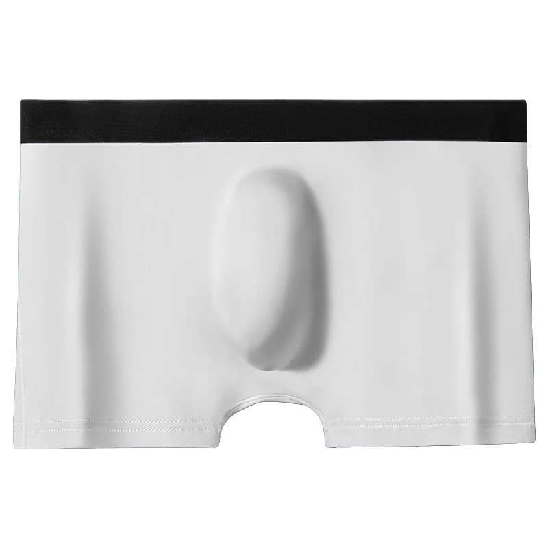 Men's Seamless Underwear Ice Silk 3D Boxing Bag for Men Cold Breathable Boxer Summer Comfort Boxer