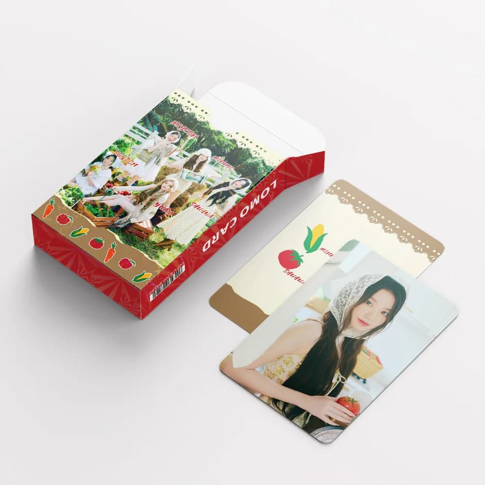 2026 92Pcs LOMO Card Stickers Set GI Albums Girl Group High Quality Double sided Cards Fans Gifts