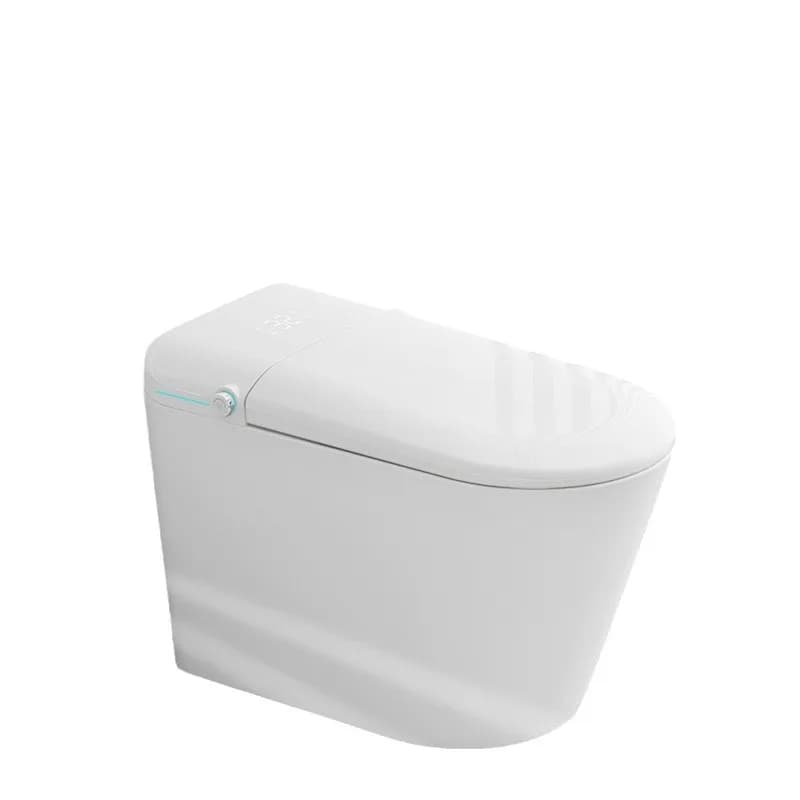 Smart Japanese-Style Bathroom Toilet With Automatic Open/Close Heated Seat Bidet Night Light Flush-Built-In Features